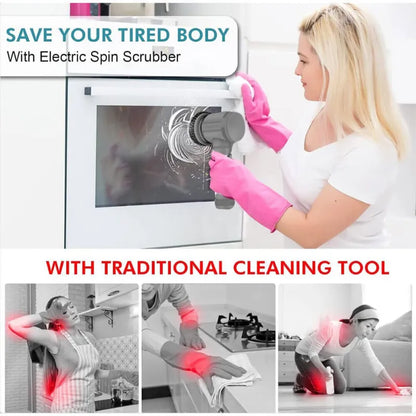 Rechargeable Electric Spin Scrubber