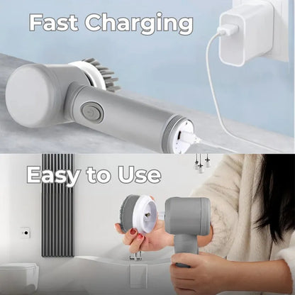 Rechargeable Electric Spin Scrubber